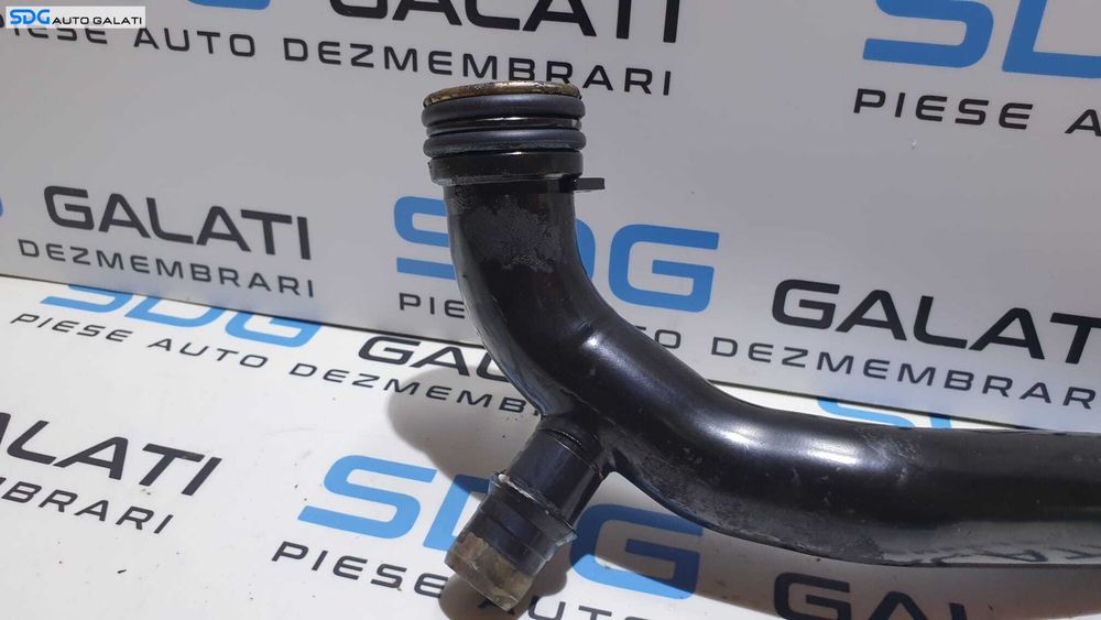 Teava Conducta Flansa Tub Tubulatura Apa Vas Expansiune Termostat Volvo S40 2.0 D 2004 - 2010 Cod 9646559580 [AV1854]
