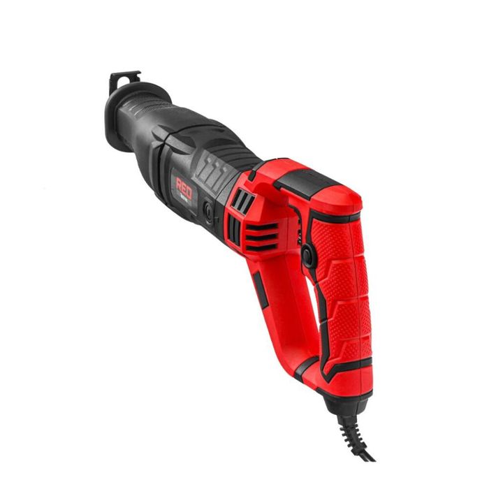 Fierastrau electric tip sabie, 1800 W, 12 lame SDS incluse, Red