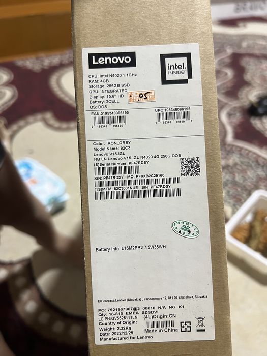 Lenova notebook….