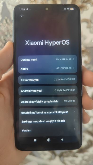 redmi note 12 telefoni sotuvga qoʻyildi