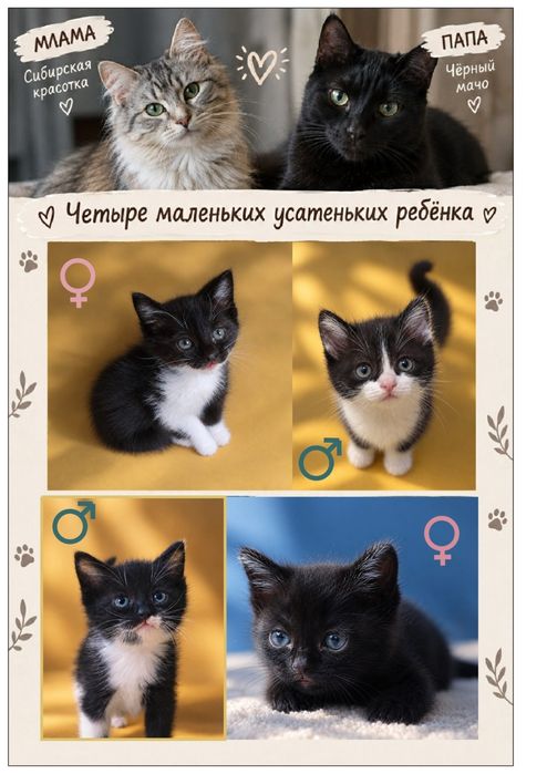 Котята бесплатно