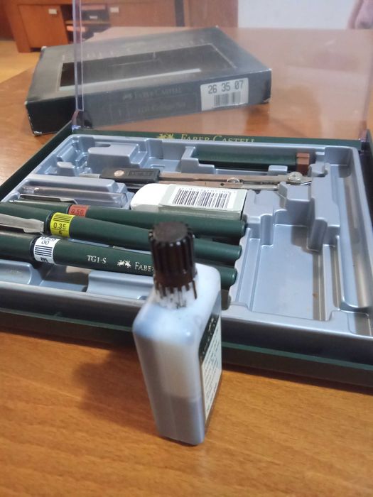 Мастилени писалки Faber-Castell TG13: 3 бр.-0,25, 0,35 и 0,5 мм