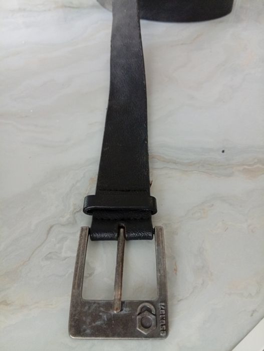 Curea piele groasa cu catarama forjata
