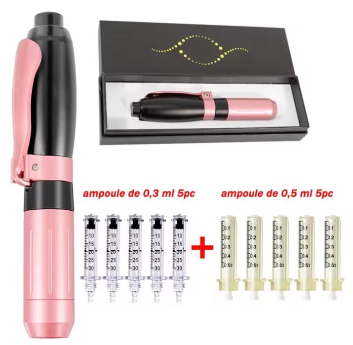 Hyaluron pen (stilou acid hialuronic) cu rezerve