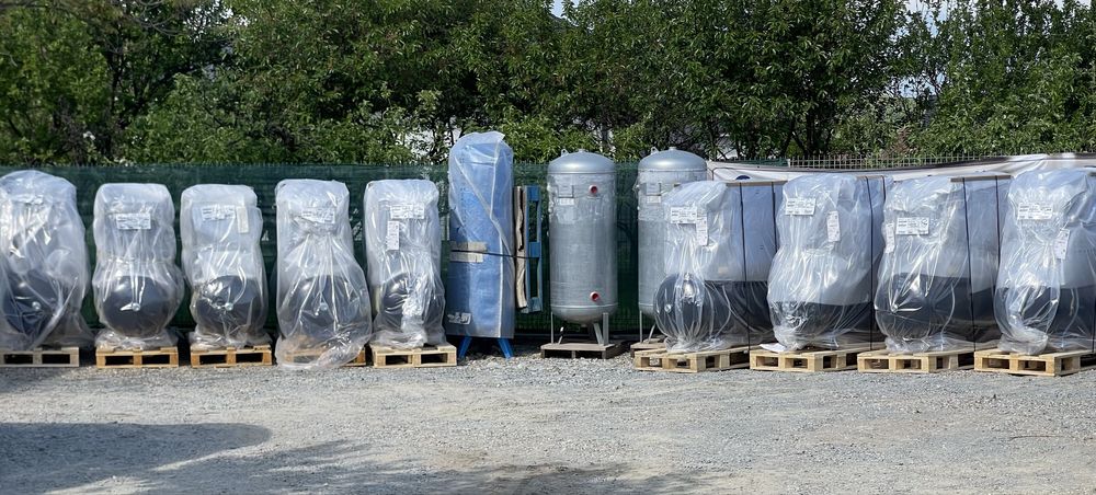 Compresor cu surub PREMIUM 7,5kw cu Rezervor 500l si Uscator aer