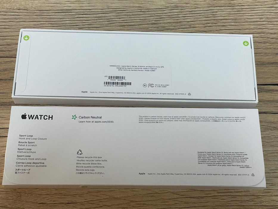 Новые Apple Watch Series 10 (42mm) Jet Black - Запечатаны!