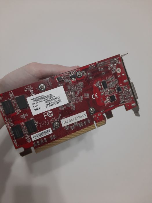 Placă video amd radeon hd 4350 pentru pc perfect funcțională