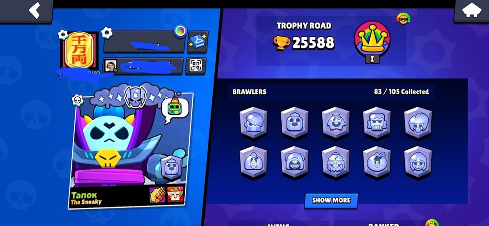Акк в Clash Royale+Brawl Stars