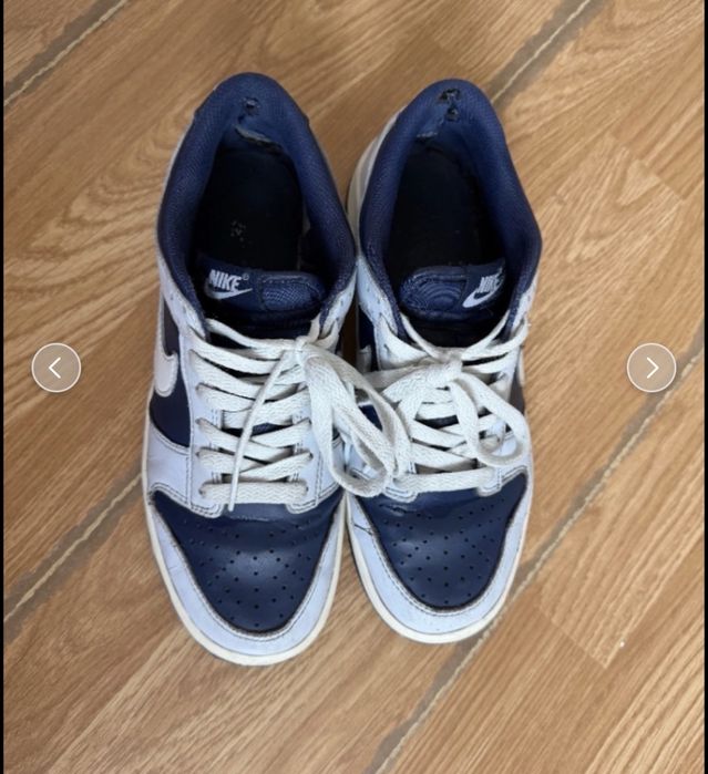 Nike dunk blue gray маратонки