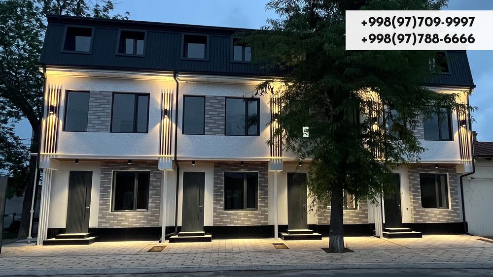 Янги коттедж сотувда 138 кв.м 3 қаватли кадстр бор Миробод тумани