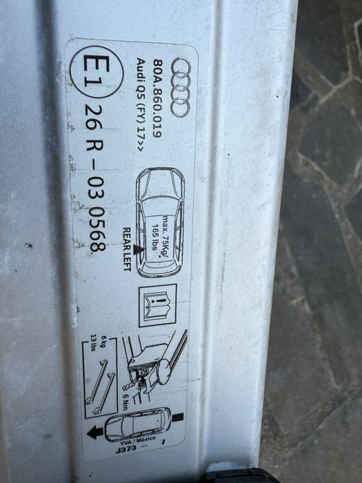 Bare transversale Audi Q5