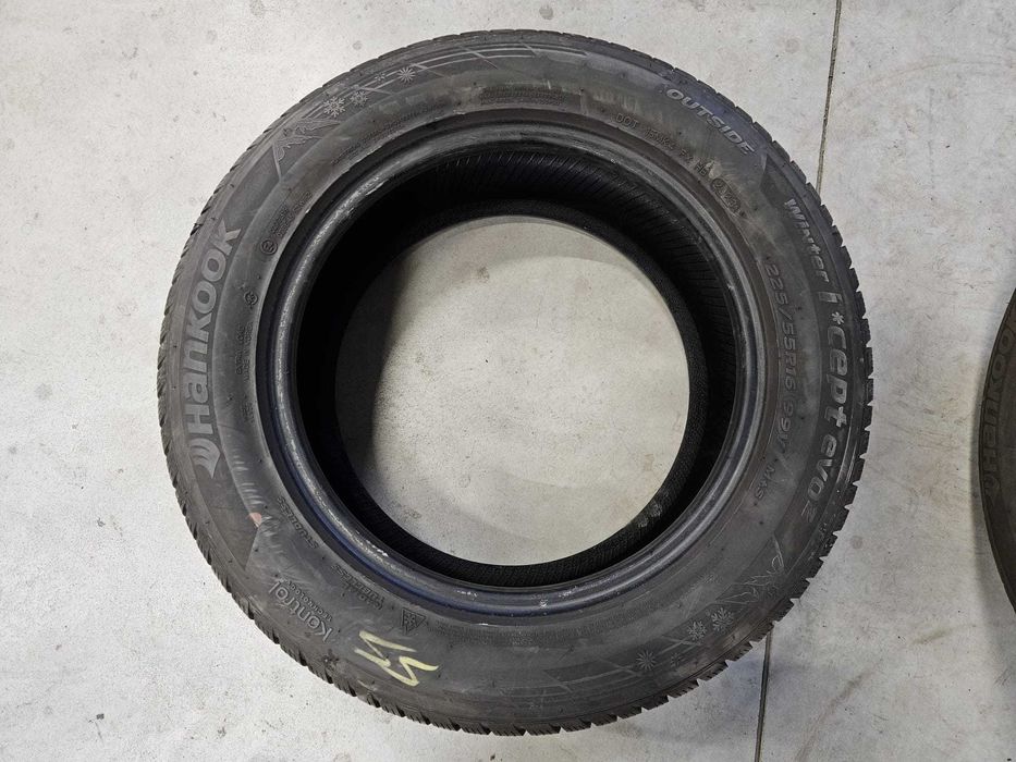 2 Anvelope de IARNA 225.55.16 'Hankook' [dot 2023]; ca NOI