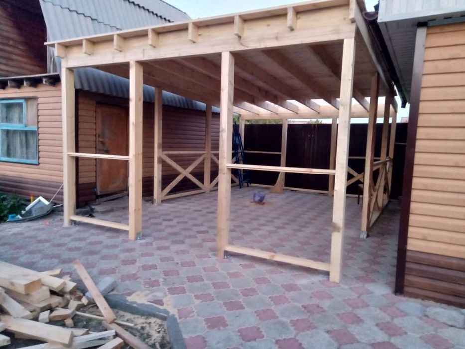 Беседки терассы зоны отдыха