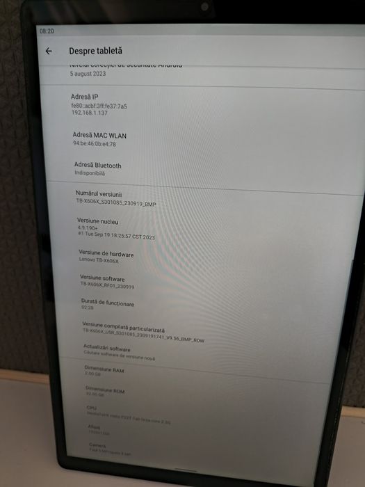 Tableta ideal copii! Lenovo Tab M10 Plus, TB-X606X, 32GB, 2GB RAM