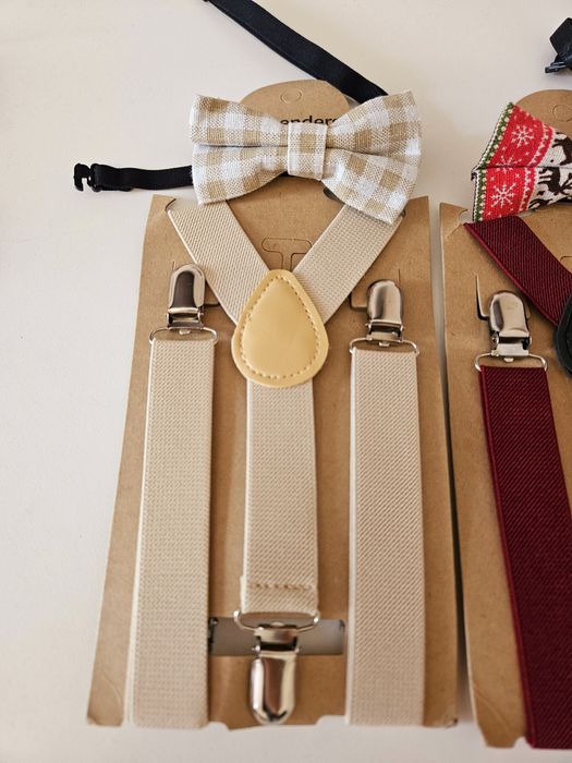 Комплект тиранти и папионка за деца.