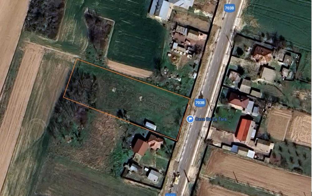 Teren intravilan 1715 mp 15 min de Pitesti, acces dinspre A1