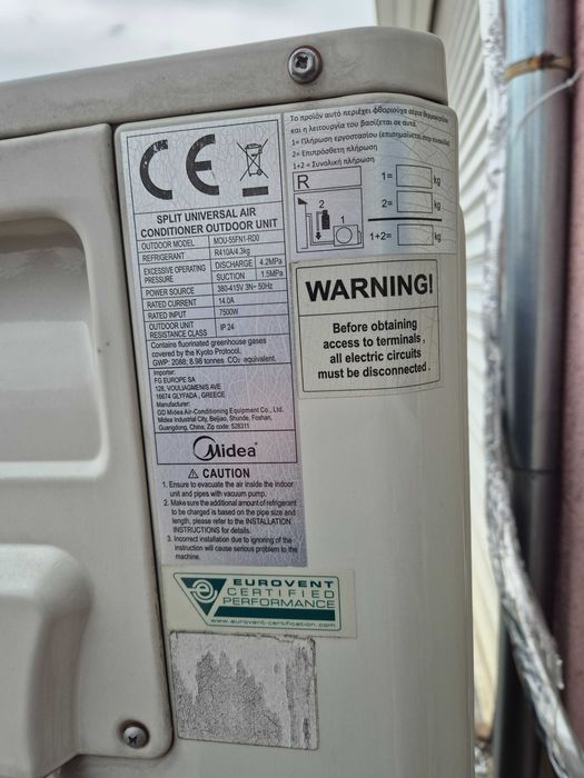 Колонен климатик Midea MFGA 55