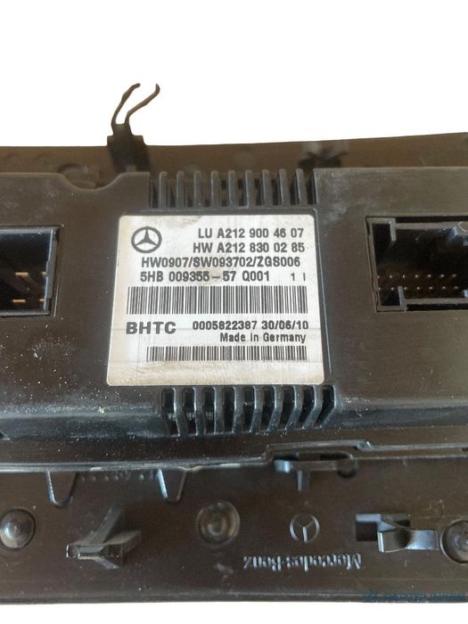 Panou Clima Mercedes-Benz E-Class W212 2009 - > Hw0907/Sw093702/Zgs006