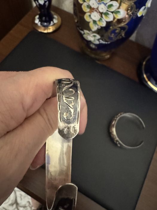 браслет серебро две штуки