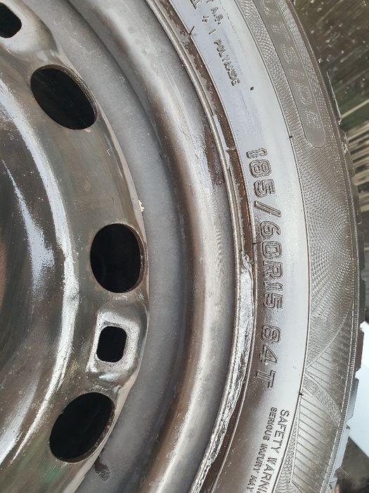 Jante tabla ww, cu cauciucuri 185 60 15 de vara