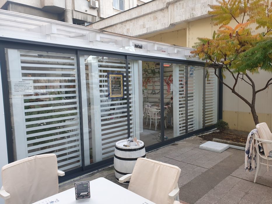 Inchidere terasa balcon foisor sticlă armonică sau glisantă