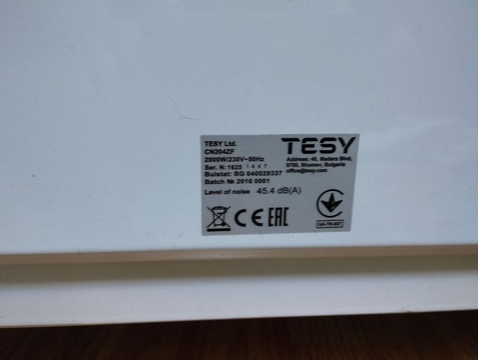 Kонвектор TESY CN 204 ZF
