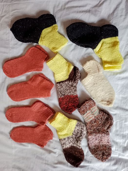 Продам теплые вязаные носки