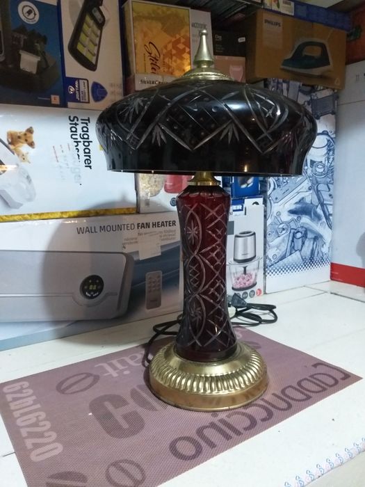 Veioza din Cristal Rubin Gravata Manual