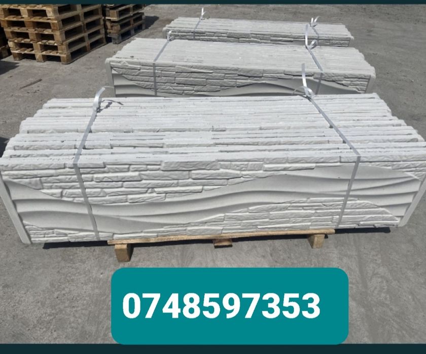 Gard din placi de beton