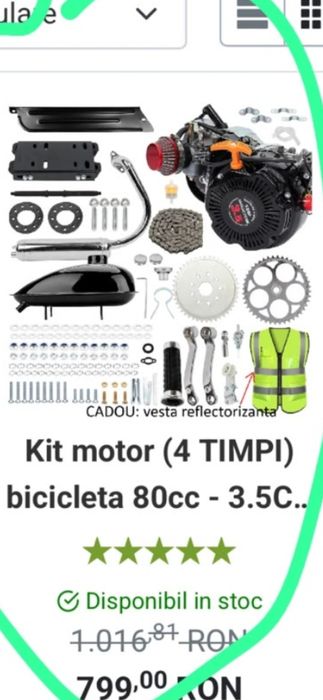 Vând kit 80 cc in 4t