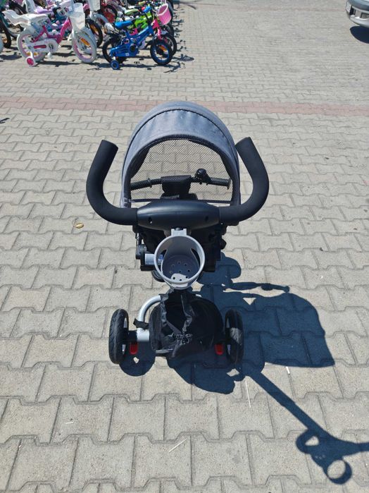BYOX Детска триколка Flexy LUX сив