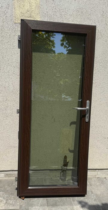 Ușă termopan Salamander bluEvolution 92, wenge, sticlă All Season, 177.5 x 206 cm