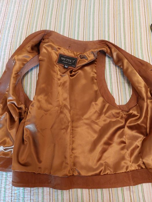 Жилетка натуральная кожа