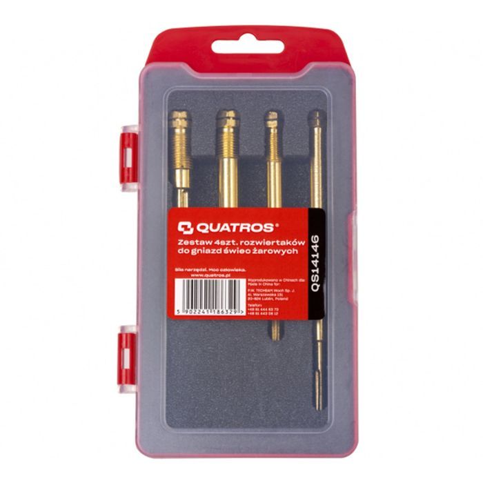 Set 4 freze pentru curatarea, reconditionarea gaurii bujiei incandesce