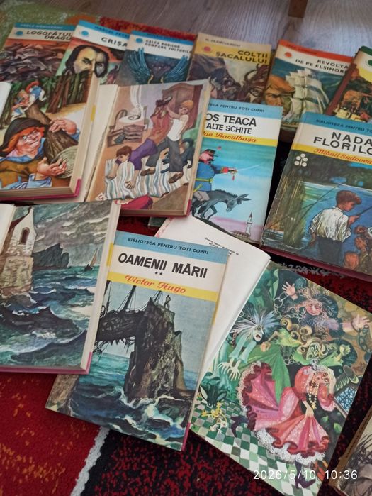 Cărți - Biblioteca pt toți copii - cultură școală elevi anii 1975