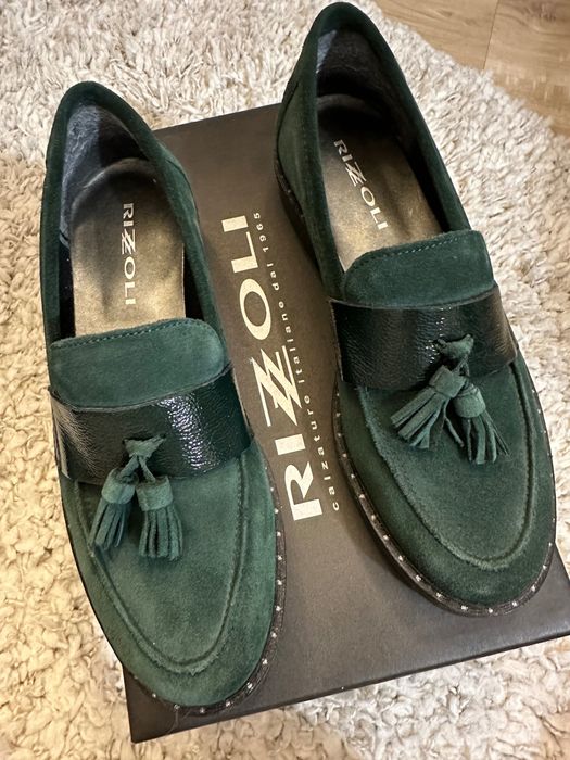 Pantofi Rizzoli piele intoarsa