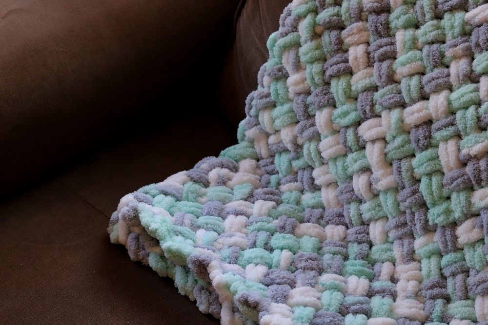 Бебешко одеало от хипоалергенна прежда