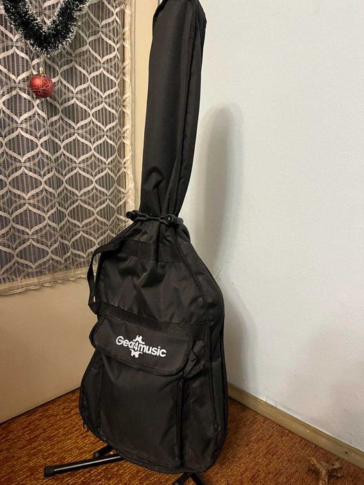 Електрическа китара с усилвател ,калъф, стойка и още аксесоари