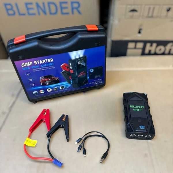 Ново Поколение 2000A 18000 mAh Дигитално Стартерно у-во в куфар