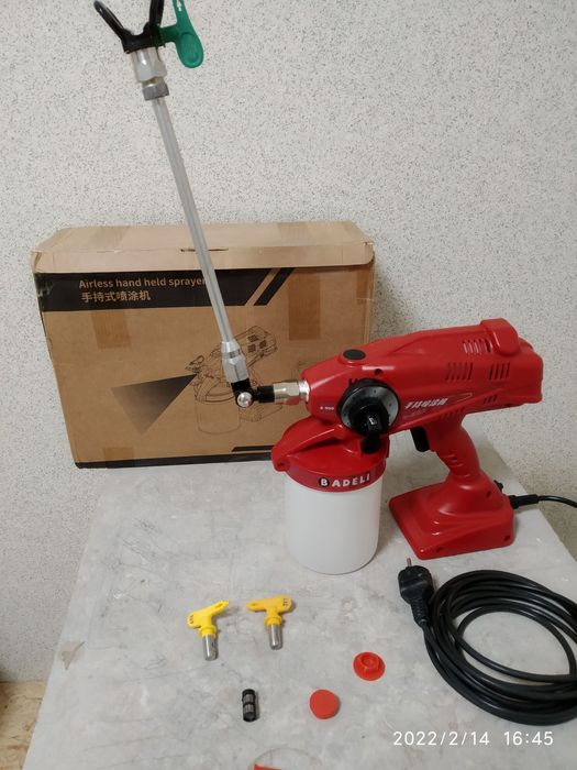 Краскораспылитель высокого давления.