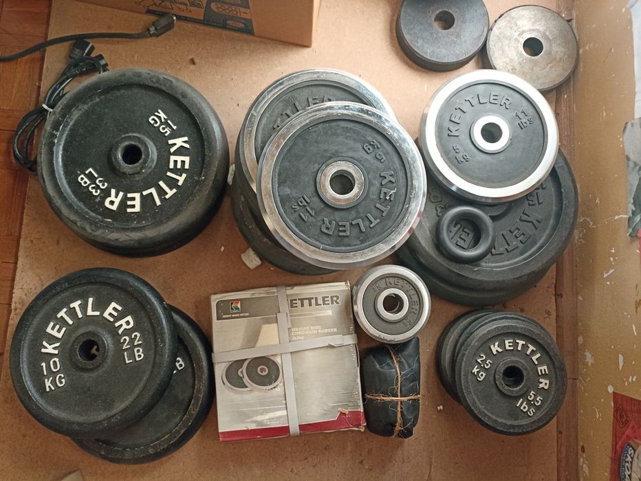 Discuri gantere bare competiție kettler
