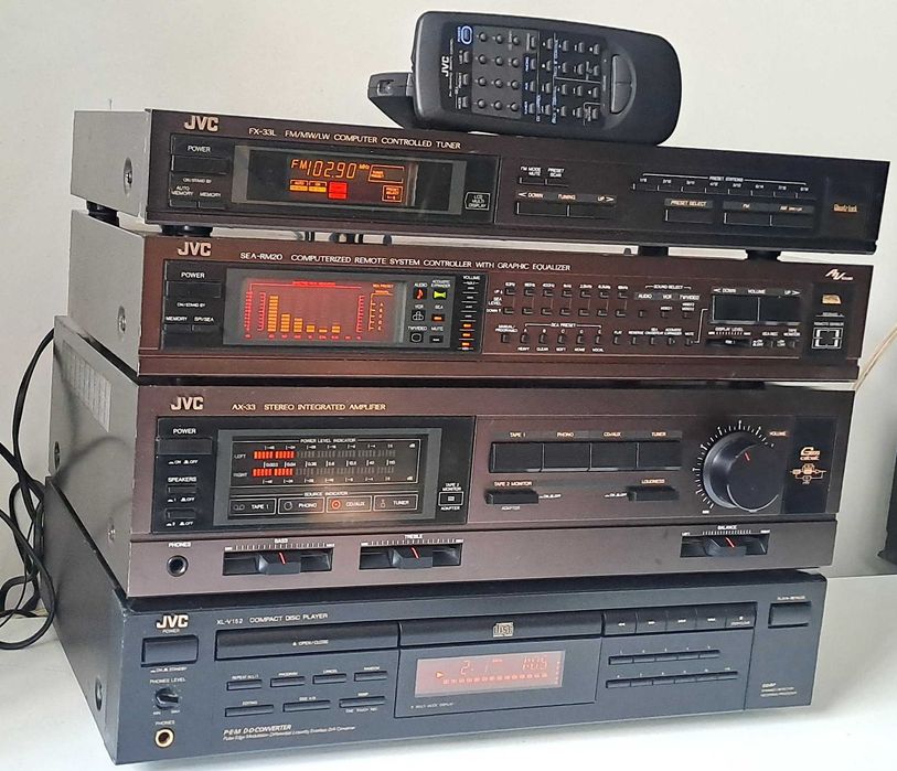Amplificator AX-33 Egalizator SEA-RM20 CD XL-V152 Tuner FX-33L Telec JVC