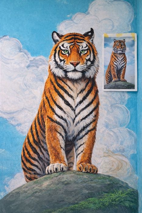 devorlarga rasm chizish. Rassom