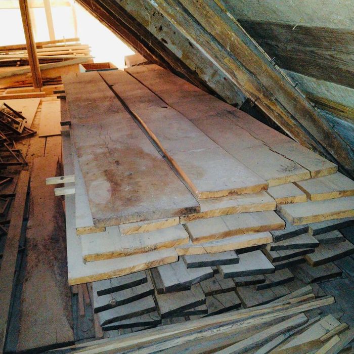 cherestea uscata nuc, gorun și frasin