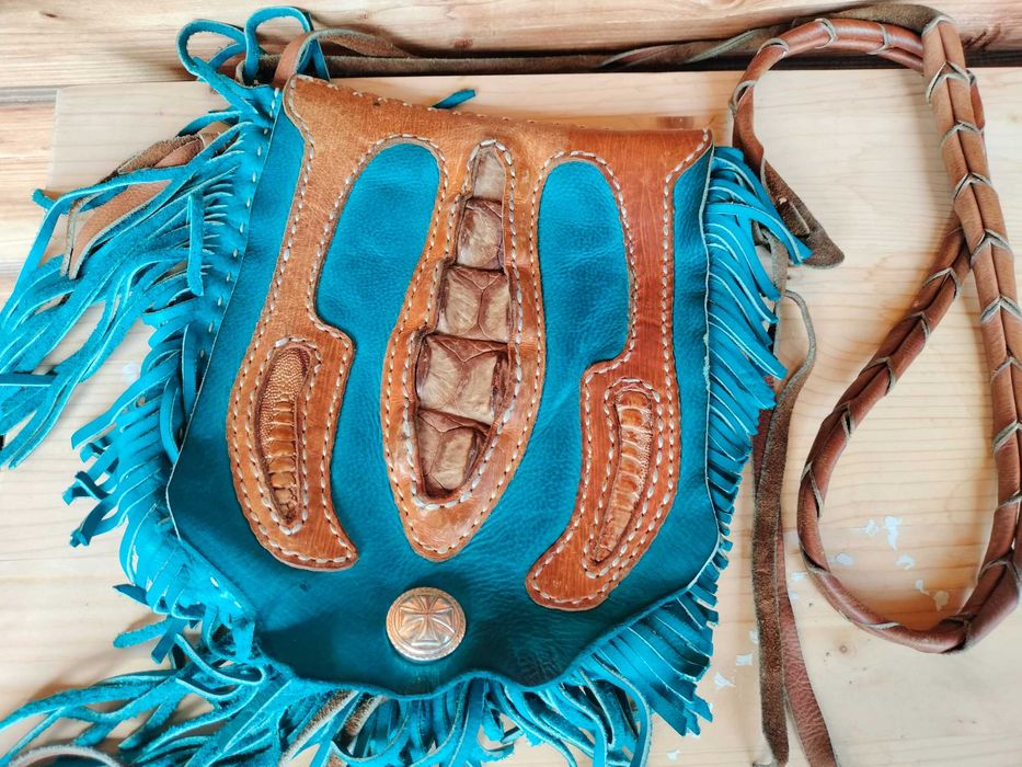 Geanta din piele crocodil