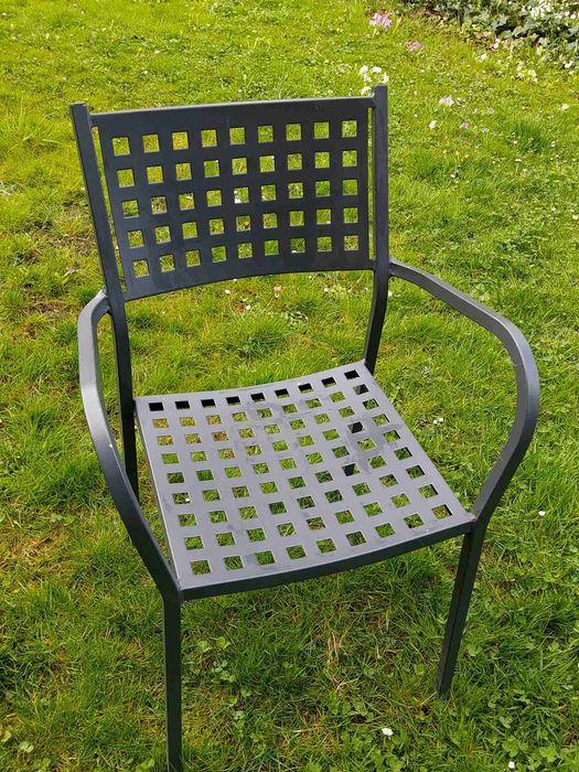 6метални градински стола