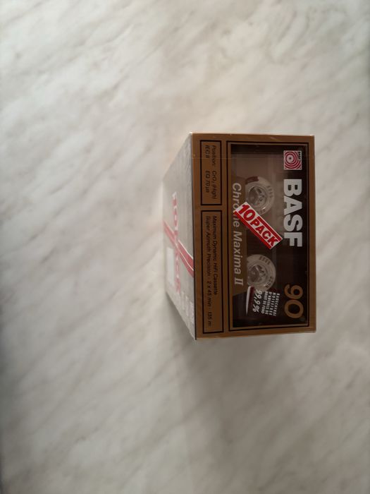 Casete audio basf chrom maxima 90