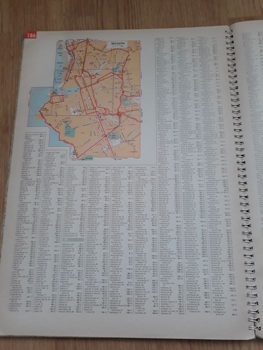 Harta rutiera a Frantei -Michelin