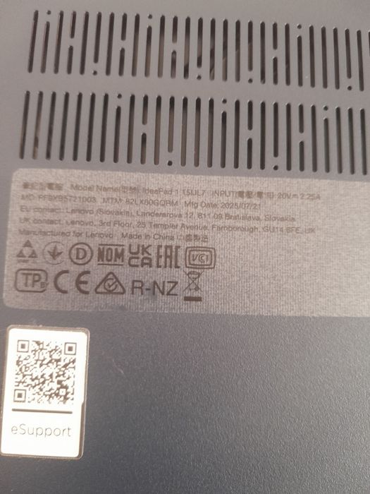 Laptop lenovo IdeaPad 1 15IJL7