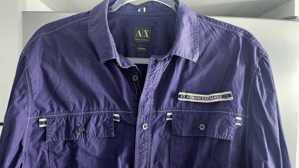 armani exchange отигинална нова мъжка риза L